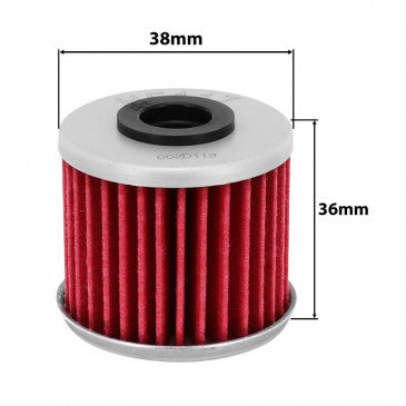 FILTRE A HUILE (DE BOITE) MOTO ADAPTABLE - HIFLOFILTRO HF117